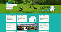 Desktop Screenshot of organicmilk.co.uk